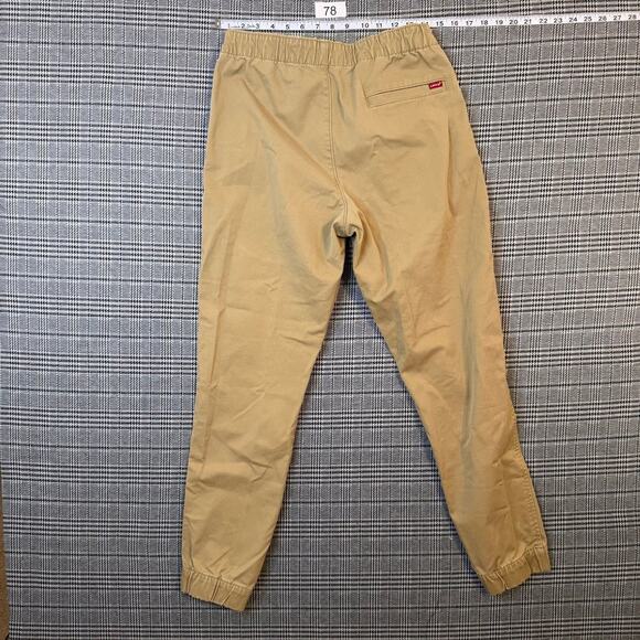 Levi's XX Chino Jogger Men's Pants Khaki Cotton Elastic Size Small S - Picture 1 of 8